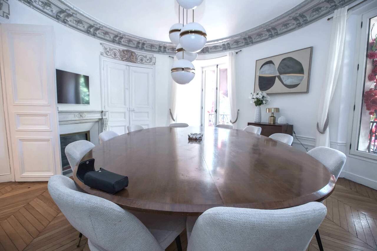 The dining room