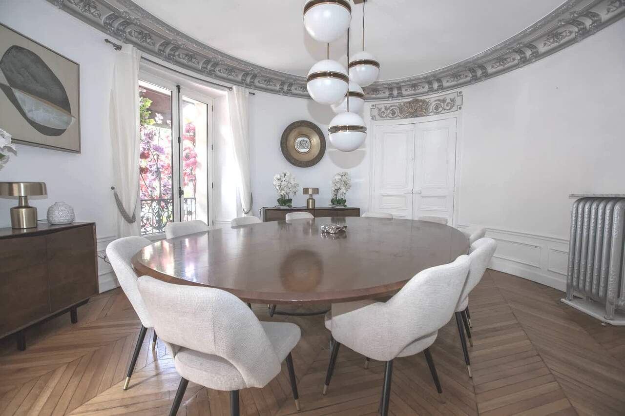 The dining room