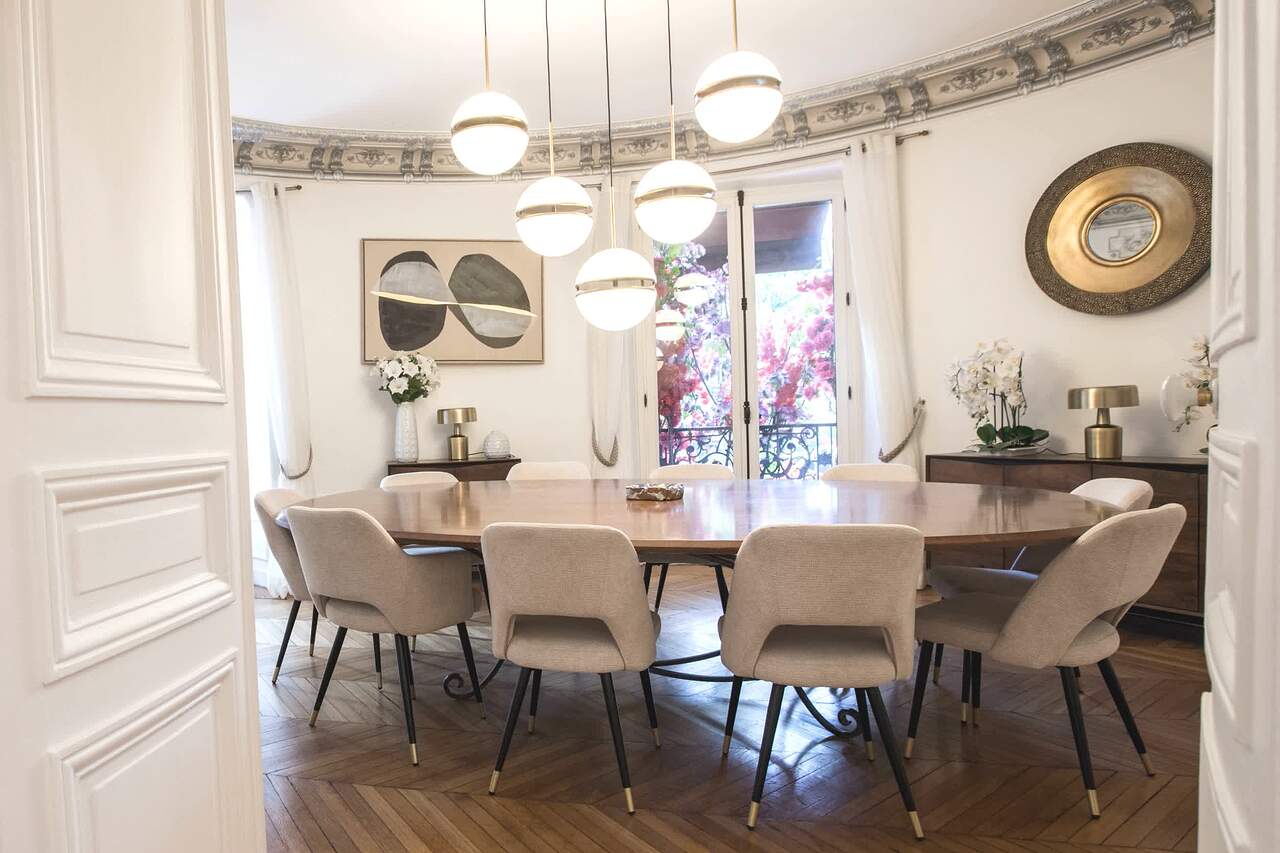 The dining room