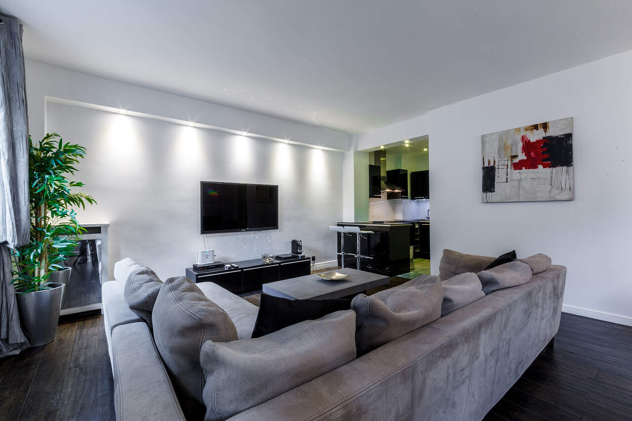The living room