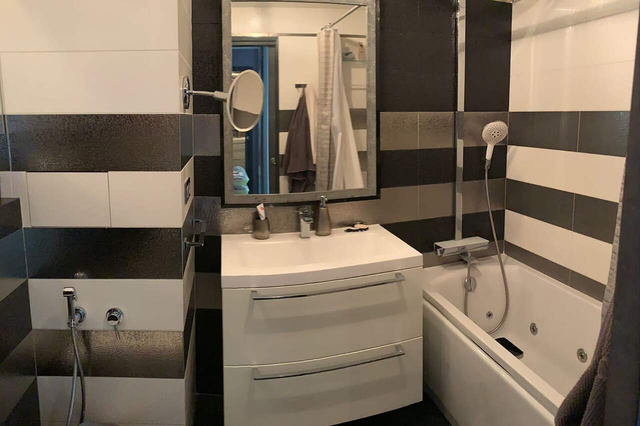 The bathroom