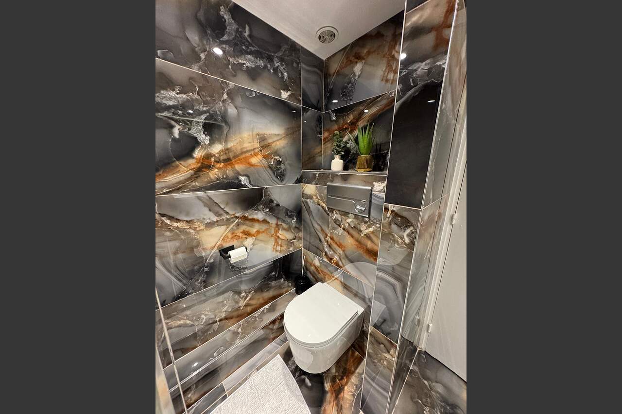 The bathroom
