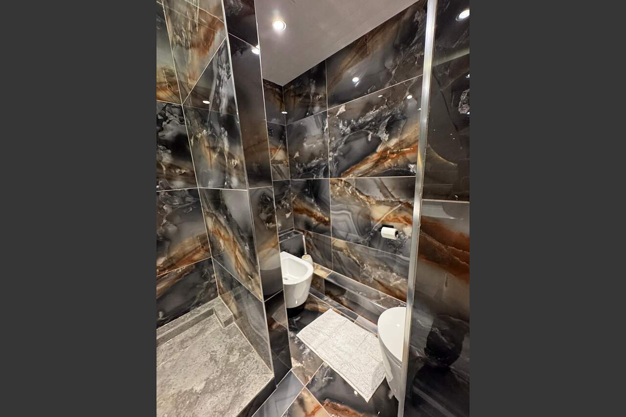 The bathroom