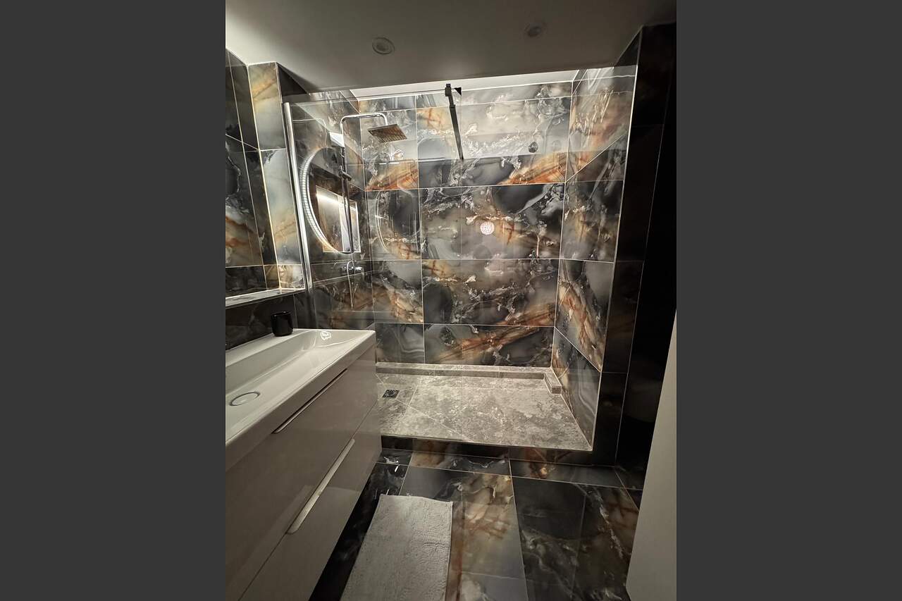 The bathroom