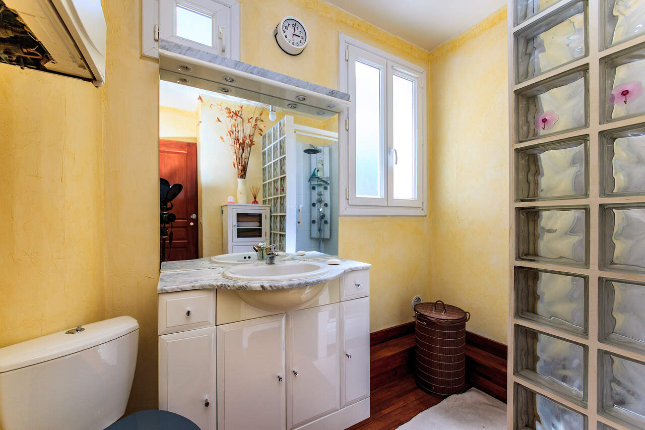 The bathroom