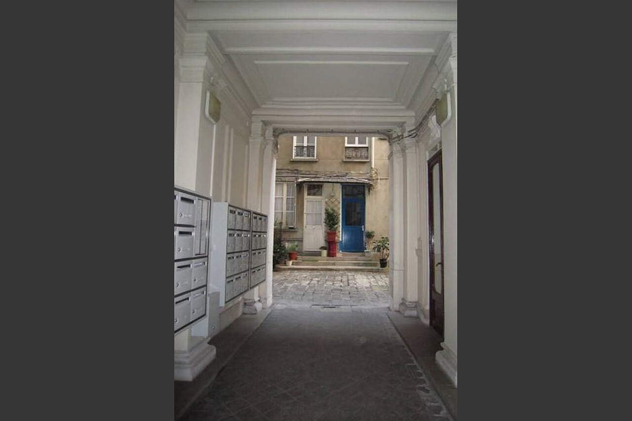 The entrance