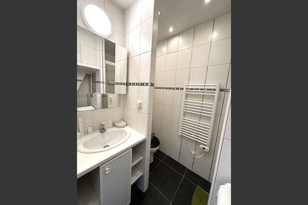 The bathroom
