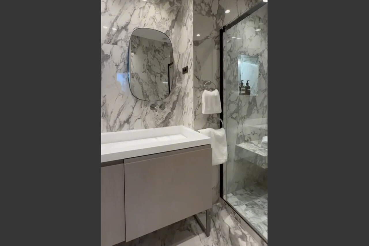 The bathroom
