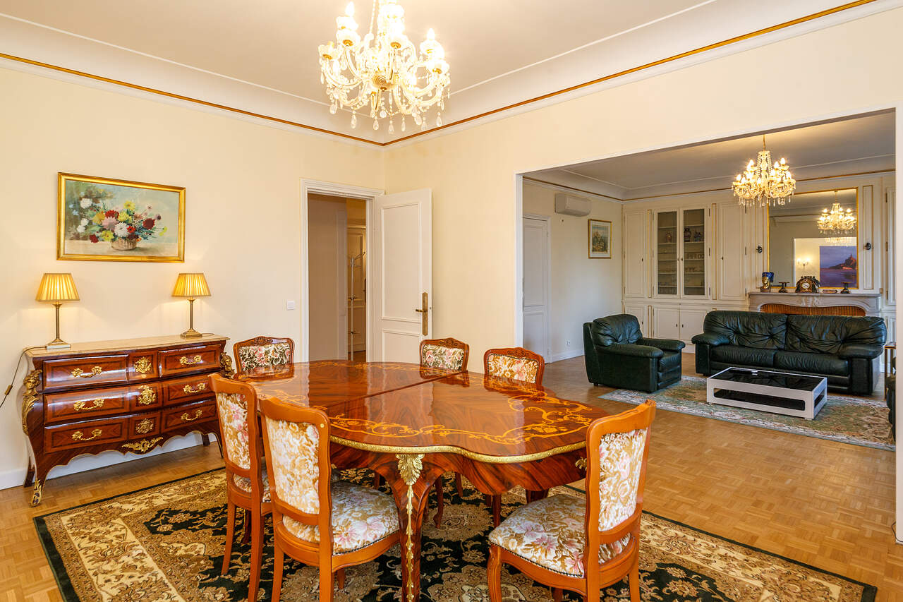 The dining room
