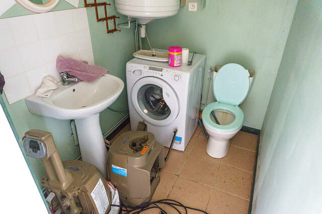 The bathroom