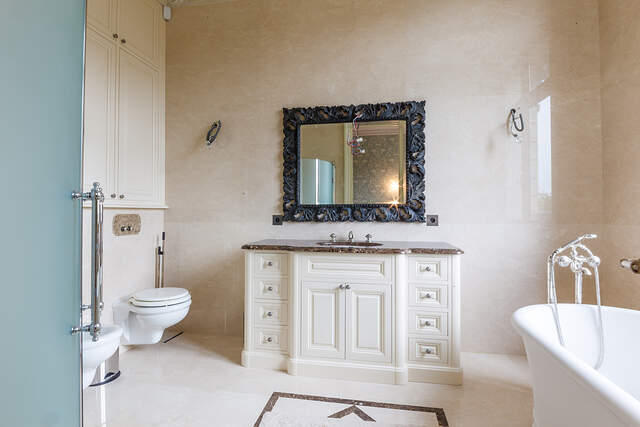 The bathroom